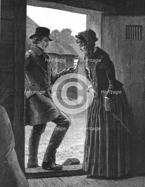 'The Mayor of Casterbridge, by Thomas Hardy. Somebody wanting to see us both', 1886.   Creator: Robert Barnes.