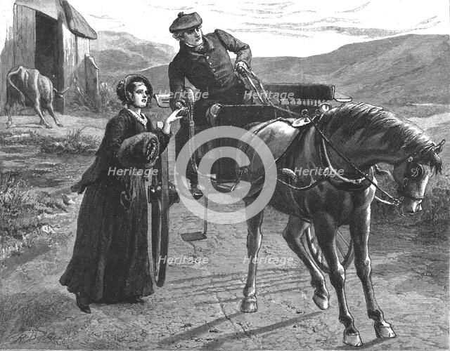 'The Mayor of Casterbridge, by Thomas Hardy. She has gone on with Mr Henchard, you say', 1886.   Creator: Robert Barnes.