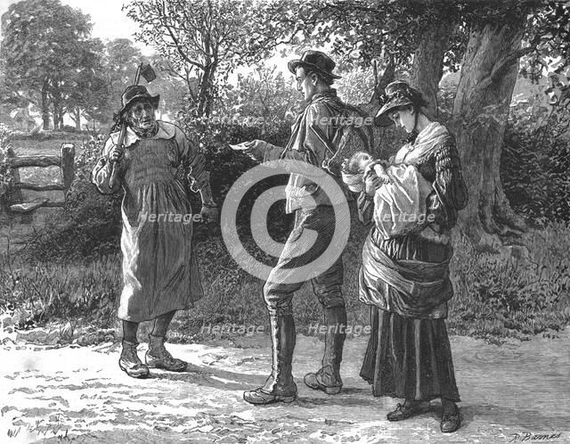 'The Mayor of Casterbridge, by Thomas Hardy. The turnip hoer', 1886.  Creator: Robert Barnes.