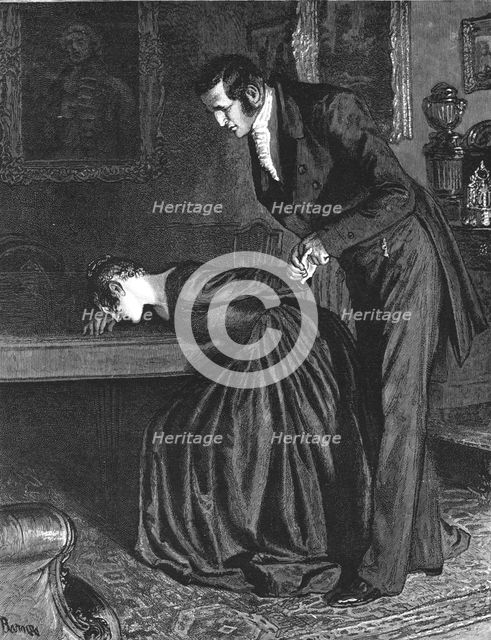 'The Mayor of Casterbridge. Don’t cry--Don’t cry. By Thomas Hardy', 1886.   Creator: Robert Barnes.