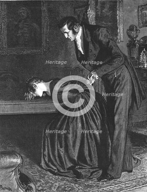 'The Mayor of Casterbridge. Don’t cry--Don’t cry. By Thomas Hardy', 1886.   Creator: Robert Barnes.