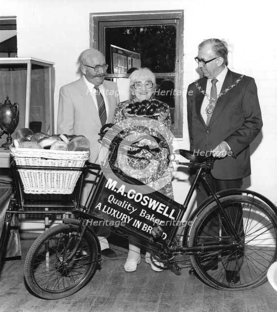 The Mayor of Redbridge with Jewish bakers, London, 1986. Creator: Sidney Harris.