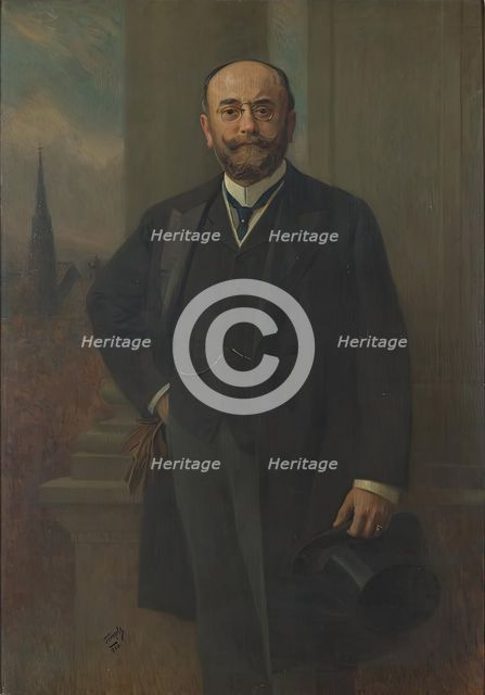 The Mayor of Vienna Dr. Richard Weiskirchner, 1910. Creator: Hans Temple.