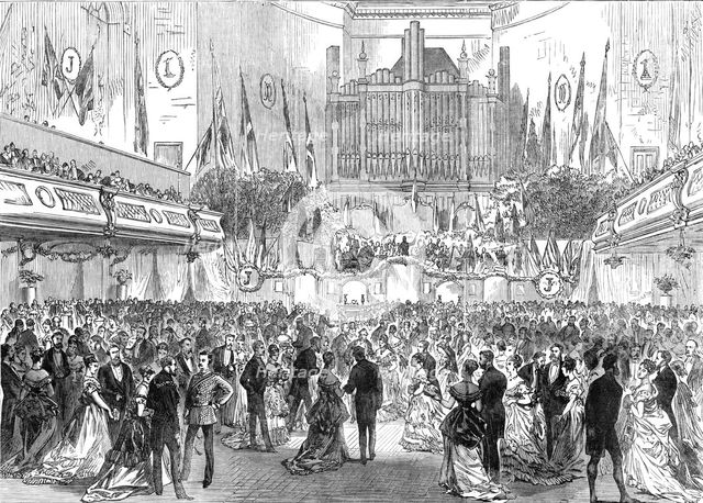 The Mayor's Ball at Nottingham, 1870. Creator: Unknown.