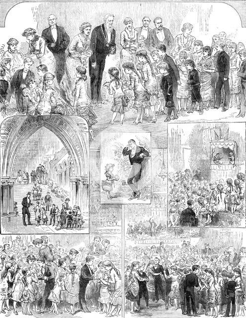 The Mayor's Juvenile Ball at the Townhall of Manchester, 1881. Creator: Unknown.