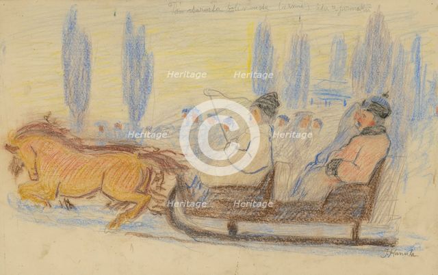 The mayor was in town, around 1930. Creator: Jozef Hanula.