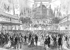 The Mayor's Ball at Nottingham, 1870. Creator: Unknown