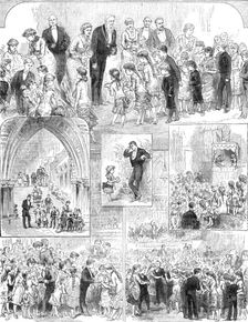 The Mayor's Juvenile Ball at the Townhall of Manchester, 1881. Creator: Unknown