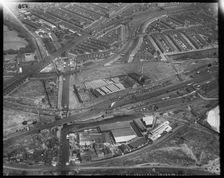 The Mazawattee Tea Company by the Surrey Union Canal, New Cross, London, c1930s. Creator: Arthur William Hobart