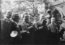 The McManus, Otto Rosalsky, Tom Foley, C.F. Murphy, Tim Sullivan funeral, 1913. Creator: Bain News Service