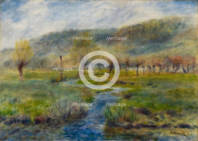 The meadow, c1880. Creator: Renoir, Pierre Auguste (1841-1919).