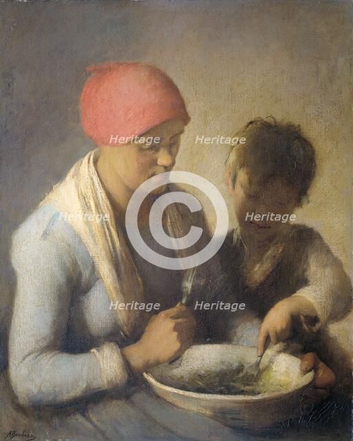 The Meal, 1850-1892. Creator: Auguste Boulard.