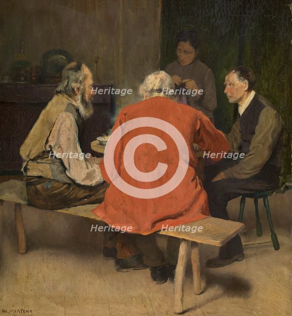 The Meal, c1890s. Creator: Charles Mertens.