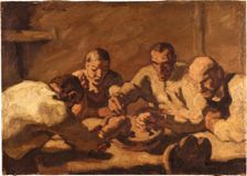 The Meal, c1920-1921. Creator: Albin Egger-Lienz