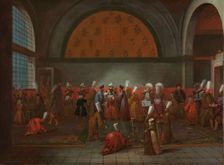 The Meal in Honour of Ambassador Cornelis Calkoen, c.1727-c.1730. Creator: Jean Baptiste Vanmour