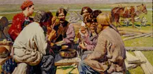The meal of an artel, 1934