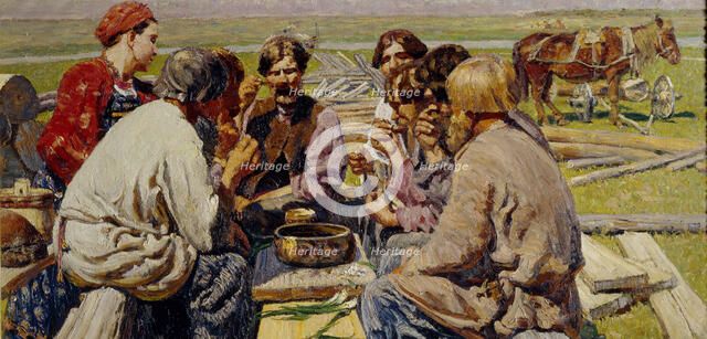 The meal of an artel, 1934.