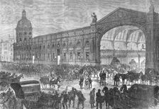 The Meat Market, Smithfield, at two in the morning, 1870. Creator: Unknown