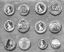 The medals of Queen Anne, 1813.Artist: Goldar