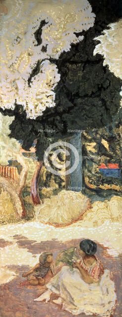 'The Mediterranean Sea', (triptych, right side panel), 1911.  Artist: Pierre Bonnard