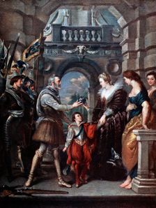 The Medici Cycle: Henri IV leaving for the war in Germany, 20th March 1610 (1621-1625). Creator: Peter Paul Rubens