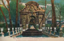 The Medici Fountain - Jardin du (Garden of) Luxembourg, Paris, c1920