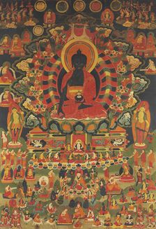 The Medicine Buddha, 18th century. Creator: Tibetan culture