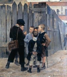 The Meeting 1884. Artist: Maria Konstantinowka Bashkirtseff