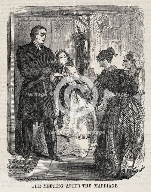 The Meeting After the Marriage, 1860. Creator: Winslow Homer (American, 1836-1910).