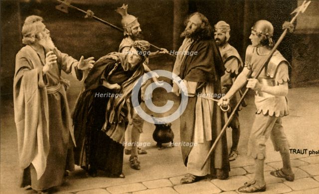 The meeting after the denial, 1922. Creator: Henry Traut.