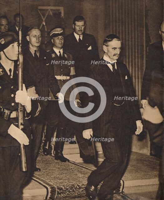 'The Meeting at Berchtesgaden', 1938, (1938). Artist: Unknown.