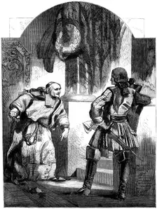 The meeting between Cardinal Giulio Alberoni and Colonel Stanhope, 18th century (19th century)