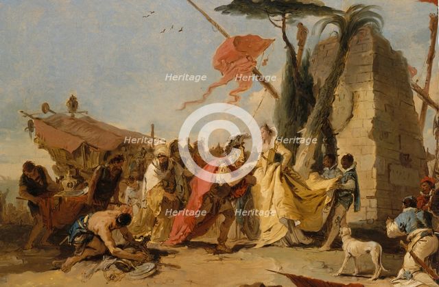 The Meeting of Antony and Cleopatra, ca. 1745-47. Creator: Giovanni Battista Tiepolo.