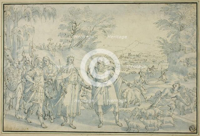 The Meeting of Abraham and Melchizedek, n.d. Creator: Martin de Vos.