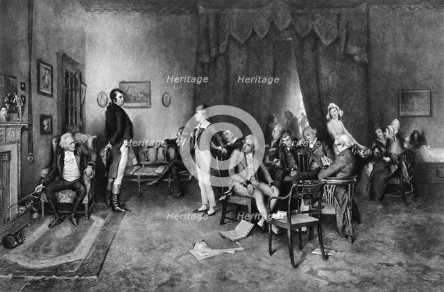 'The Meeting of Burns and Scott', c1786, (late 19th century). Artist: Unknown