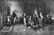 The Meeting of Burns and Scott c1786, (late 19th century)