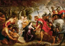 The Meeting of David and Abigail, between 1625 and 1628. Creator: Peter Paul Rubens