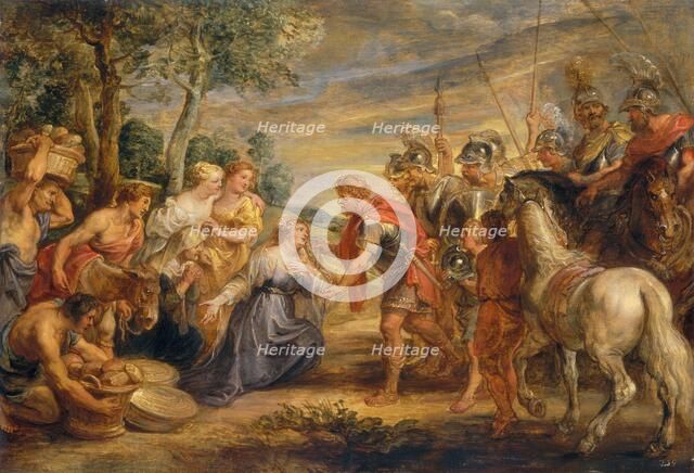 The Meeting of David and Abigail, c. 1630. Creator: Peter Paul Rubens.