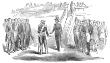 The Meeting of His Royal Highness Prince Albert and the Emperor of the French, at Boulogne, 1854. Creator: Unknown