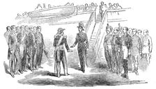 The Meeting of His Royal Highness Prince Albert and the Emperor of the French, at Boulogne, 1854. Creator: Unknown