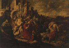 The Meeting of Jacob and Esau, 1655. Creator: Jacob Hogers