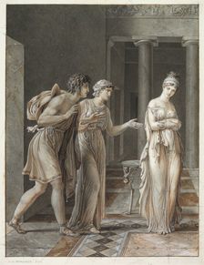 The Meeting of Orestes and Hermione, c. 1800. Creator: Anne-Louis Girodet de Roucy-Trioson (French, 1767-1824)