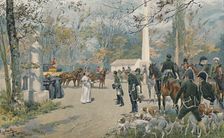 The Meeting of Napoleon and Pius VII at Fontainebleau 1813, (1896)