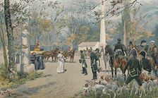 The Meeting of Napoleon and Pius VII at Fontainebleau 1813, (1896)