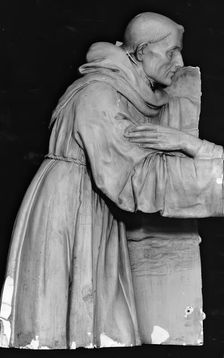 The Meeting of St Dominic and St Francis, 1475-1499. Creator: Andrea della Robbia