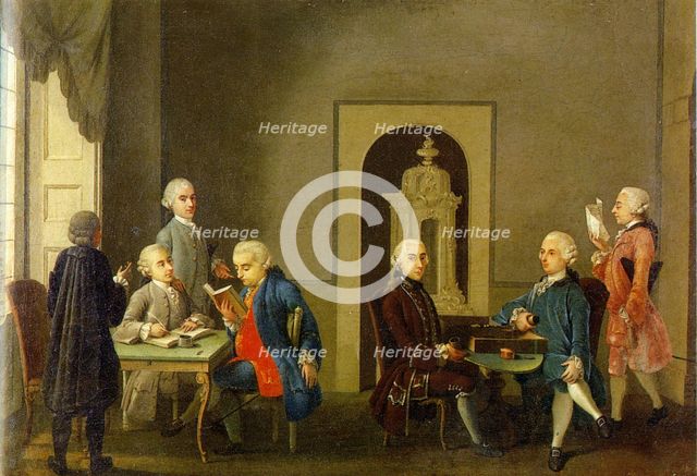 The Meeting of the Accademia dei Pugni (Academy of Fists).