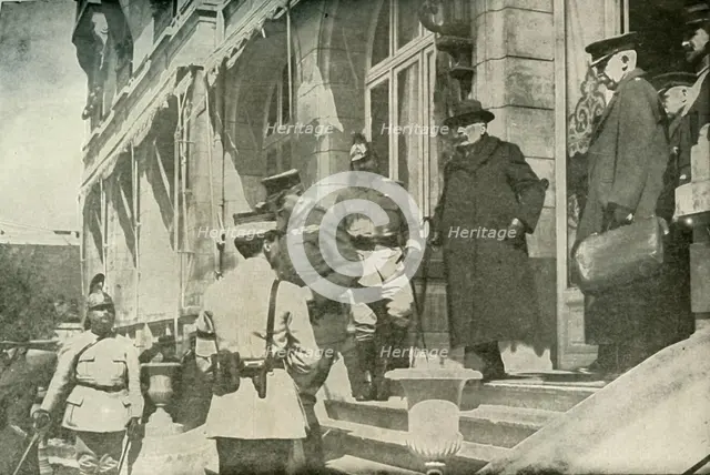 'The Meeting of the British and French Ministers of War', 1915, (1919). Creator: Unknown.