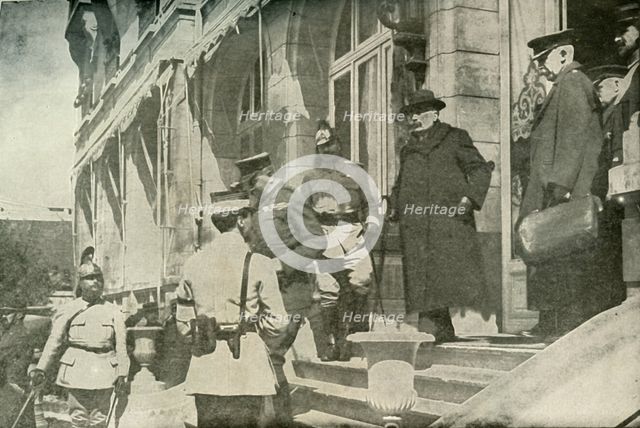'The Meeting of the British and French Ministers of War', 1915, (1919). Creator: Unknown.