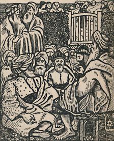 The Meeting of the Elders 1919. Artist: Lucien Pissarro