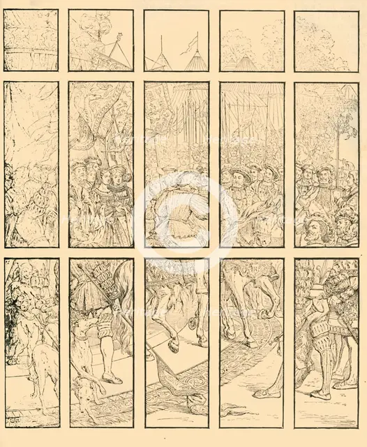 'The Meeting of the Kings in the Golden Valley', 1883. Creator: Unknown.